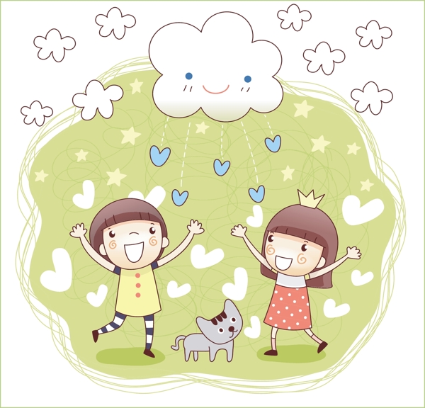 最新韓國矢量卡通素材491