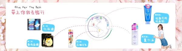 輪播圖海報美妝化妝品banner