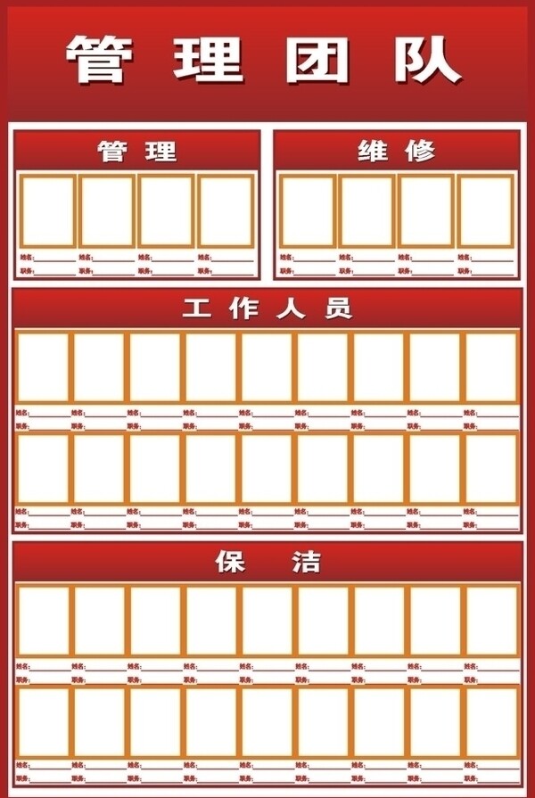 人員公示牌圖片