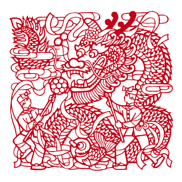 窗花剪紙民間美術(shù)0026