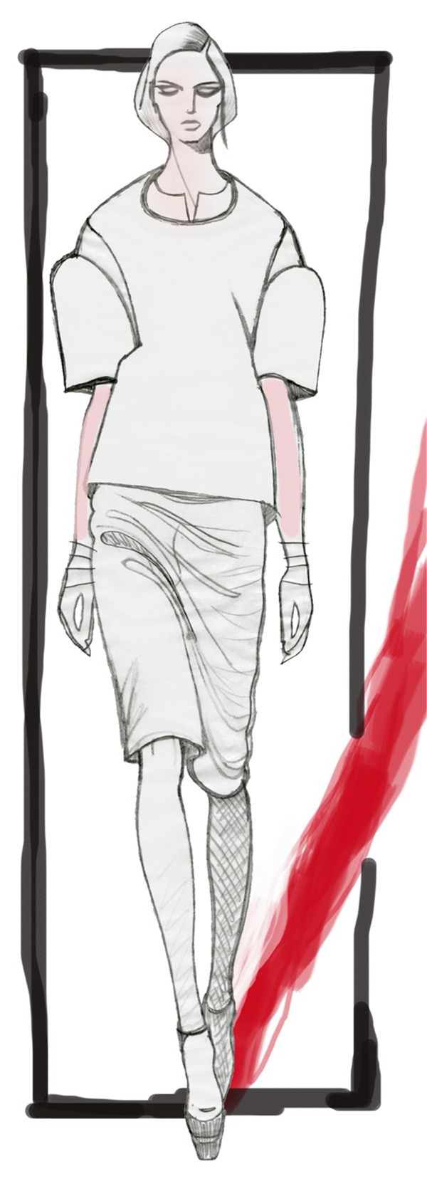 服裝設(shè)計(jì)手繪效果圖