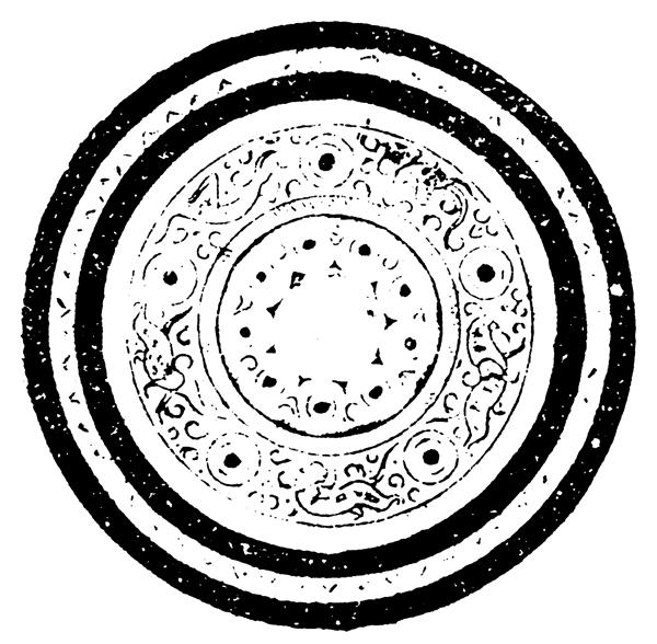 瓦當圖案秦漢時期圖案中國傳統(tǒng)圖案圖案028