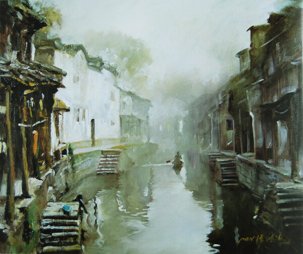 風(fēng)景油畫圖片