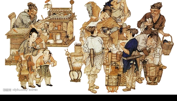 市井人物圖片
