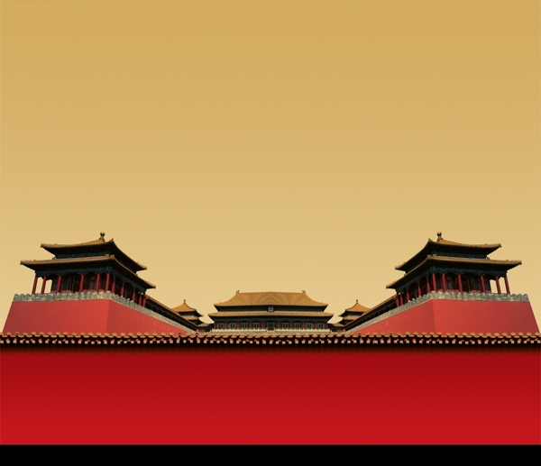 經(jīng)典城墻psd圖圖片