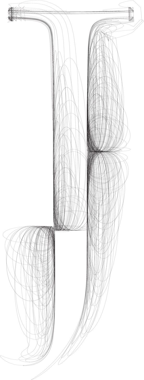 手繪字體的字母J矢量插畫