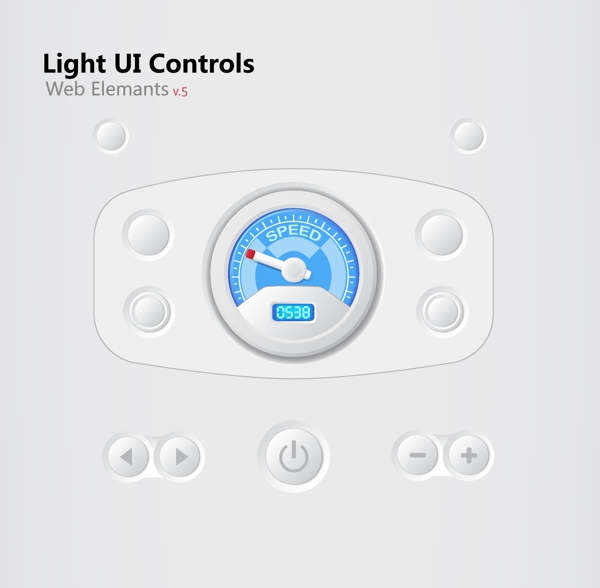 光的UI控件的Web成分V5
