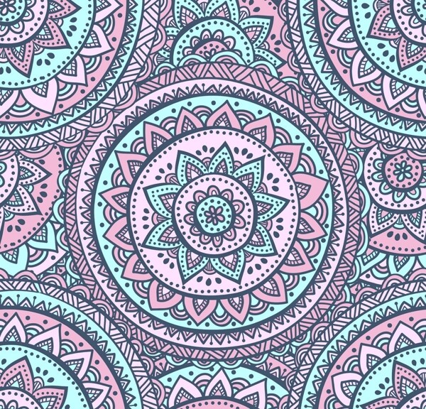 古典花紋圖片