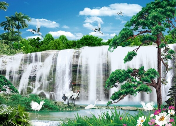 山水風景