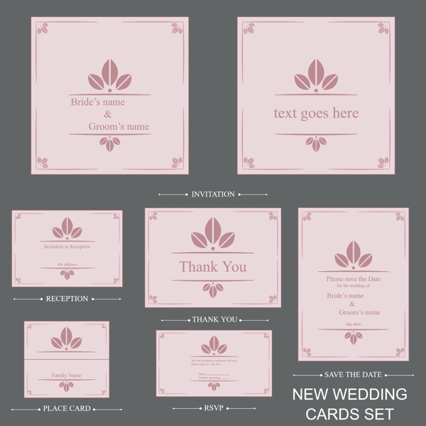 1简单的企业模板矢量素材