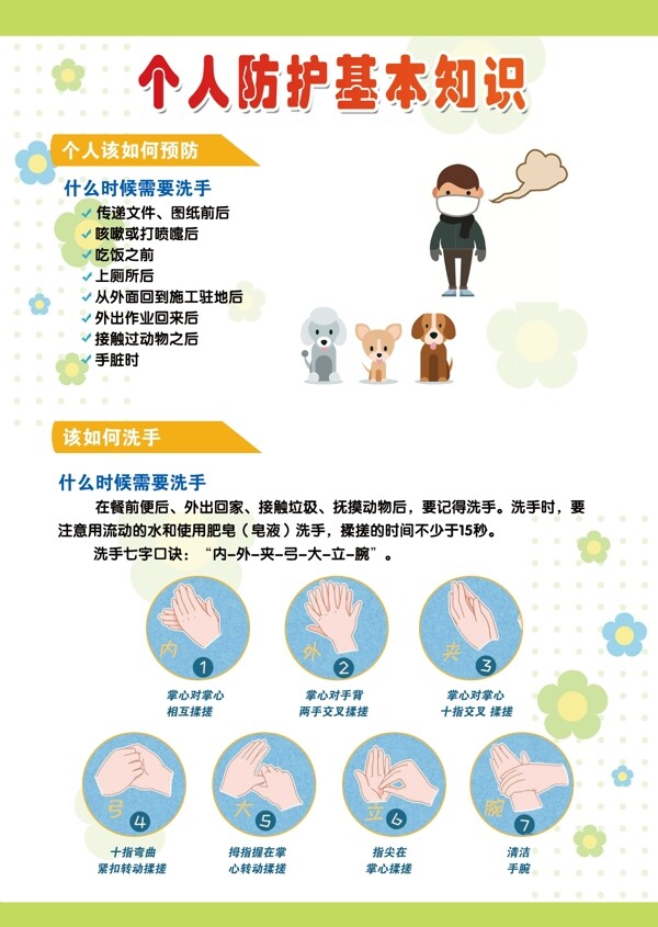 疫情防控展板