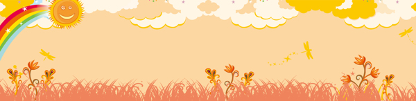 簡(jiǎn)約卡通秋季背景banner