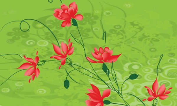 花紋矢量圖