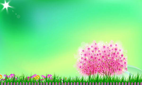 花樹動(dòng)漫背景