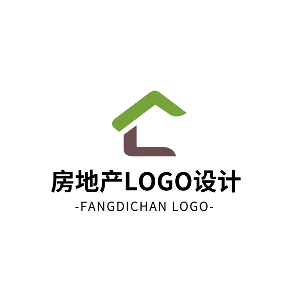 簡約大氣創(chuàng)意房地產(chǎn)logo標(biāo)志設(shè)計