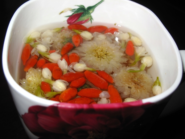 菊花茶圖片