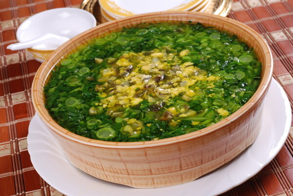 養(yǎng)生青菜缽圖片