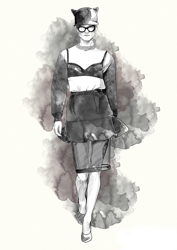 位圖插畫時尚插畫人物插畫插畫師免費素材
