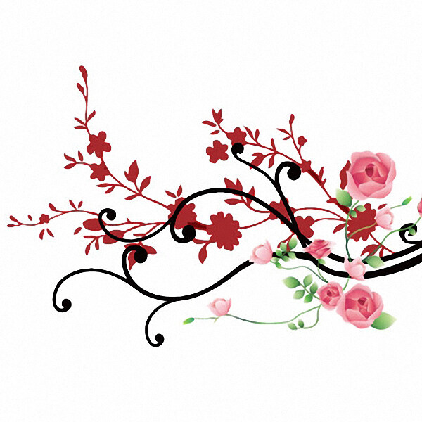 位圖時尚休閑女裝成熟優(yōu)雅女裝植物花卉免費素材