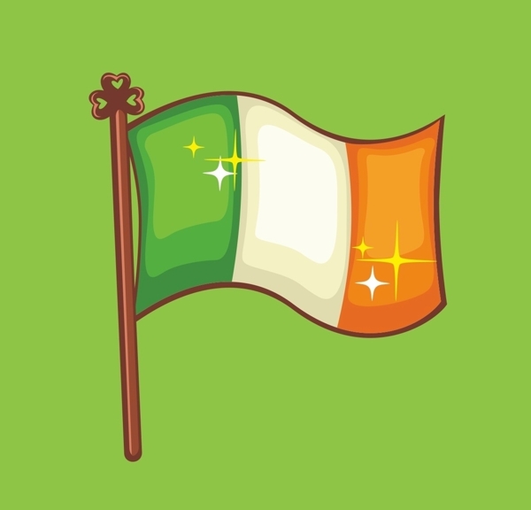 爱尔兰国庆元素