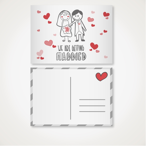 結(jié)婚名信片