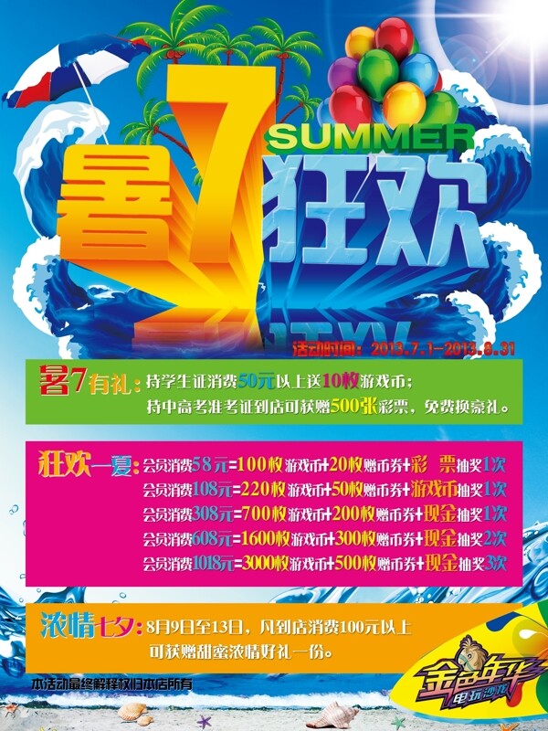 夏日促銷(xiāo)海報(bào)圖片