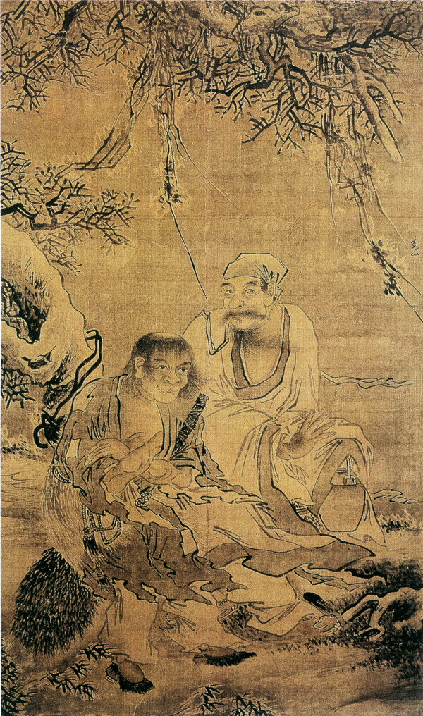 國畫人物圖片