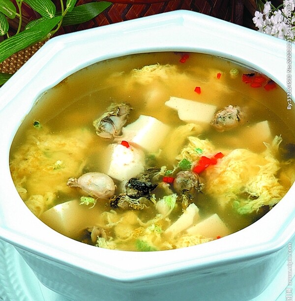 豫菜海蛎豆腐汤图片