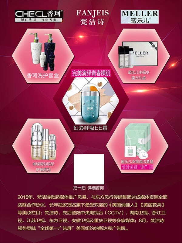 化妝品宣傳海報