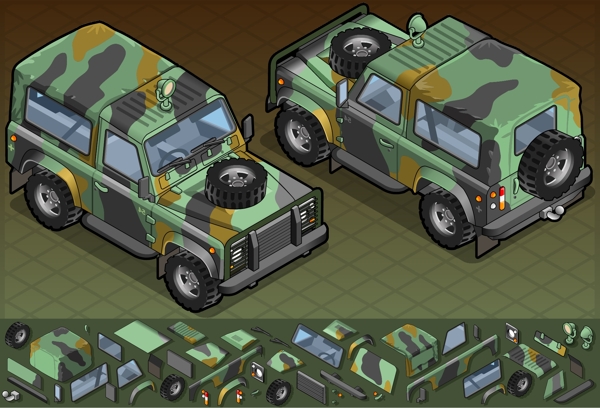 軍用越野車