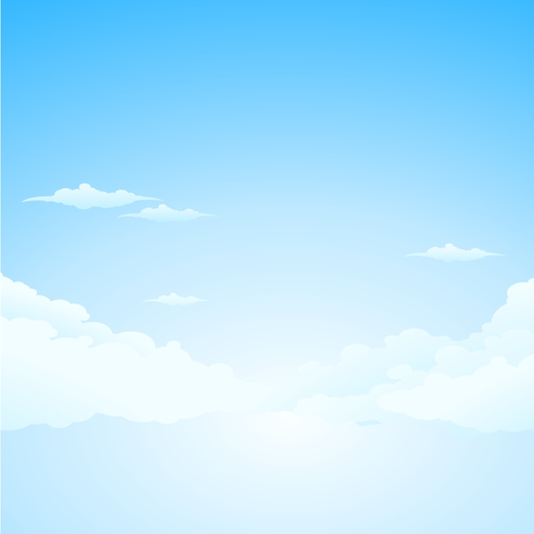 簡(jiǎn)約藍(lán)天白云背景