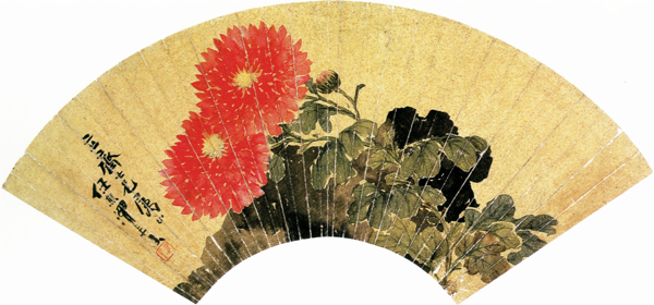 兩朵紅花華