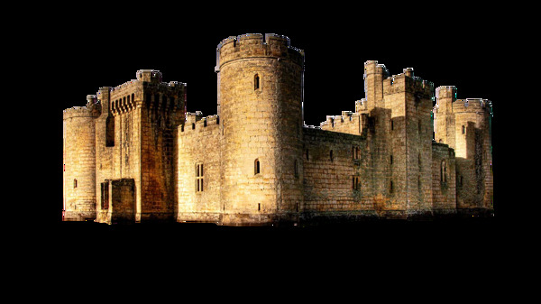 漂亮古城堡免抠png透明图层素材