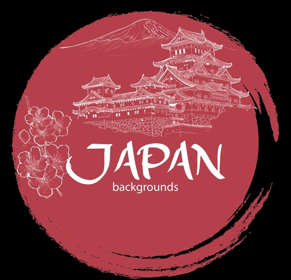 墨迹日本旅游日本文化元素