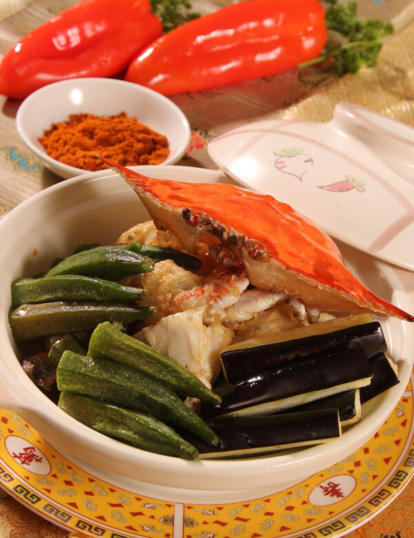 泰式咖喱蟹煲图片