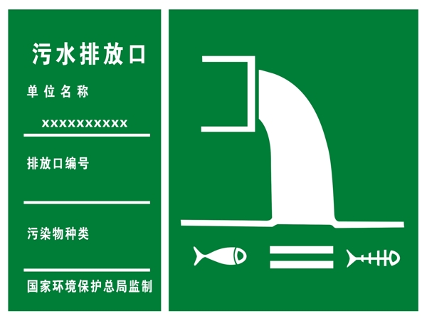 污水排放口