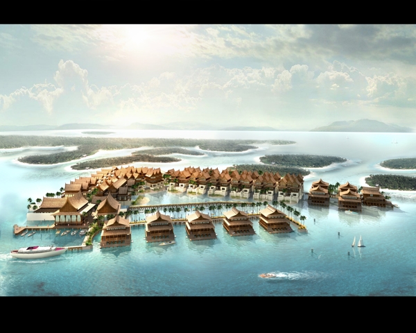 迪拜海岸设计方案图片