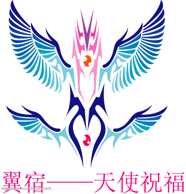 天使祝福图片