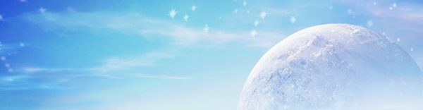 清新星空背景banner