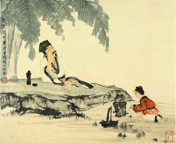 人物名画中国古典藏画0040