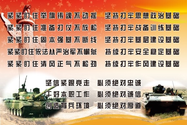 部隊(duì)展板圖片