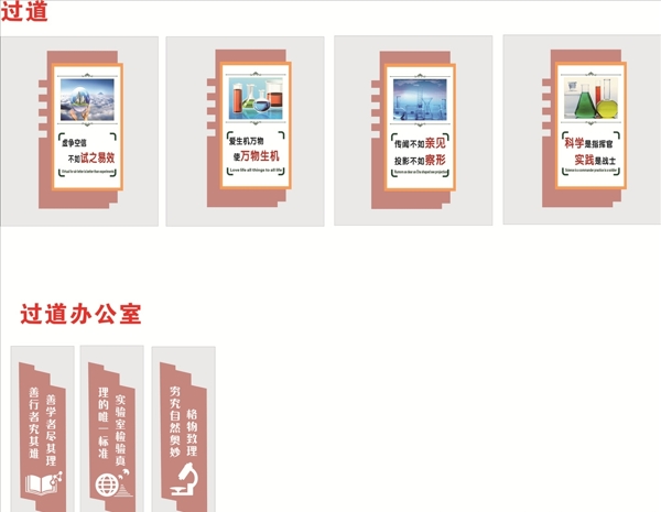 學(xué)校文化實(shí)驗(yàn)室標(biāo)語異形