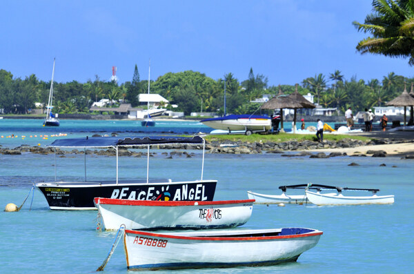 毛里求斯苏亚克海滨度假村海边风光图片
