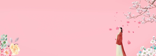 古裝婦女節(jié)女王節(jié)女神節(jié)banner