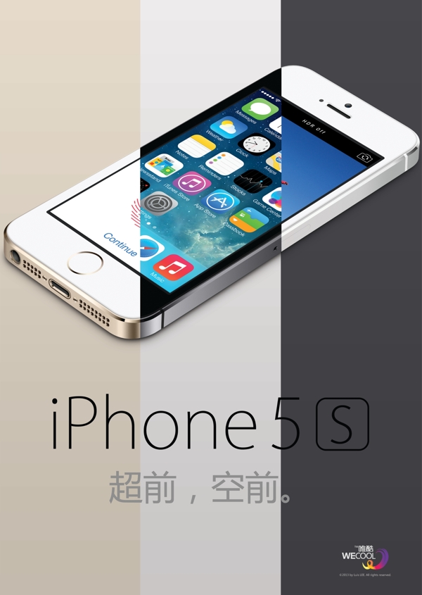 iPhone5s宣传图片