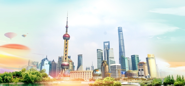 上海城市背景