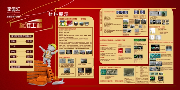 工藝展板