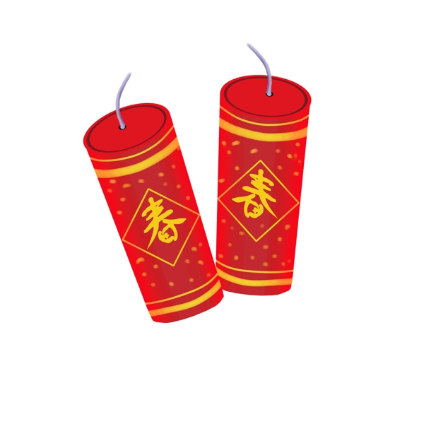 手繪新年png素材