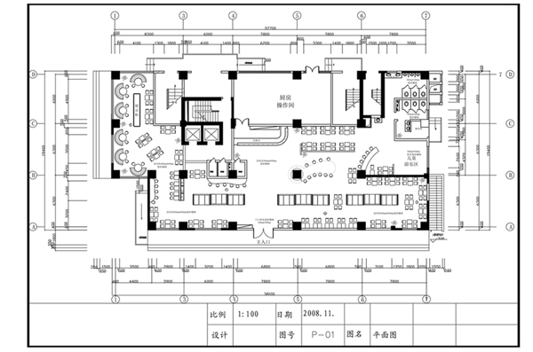 CAD餐饮空间设计规划