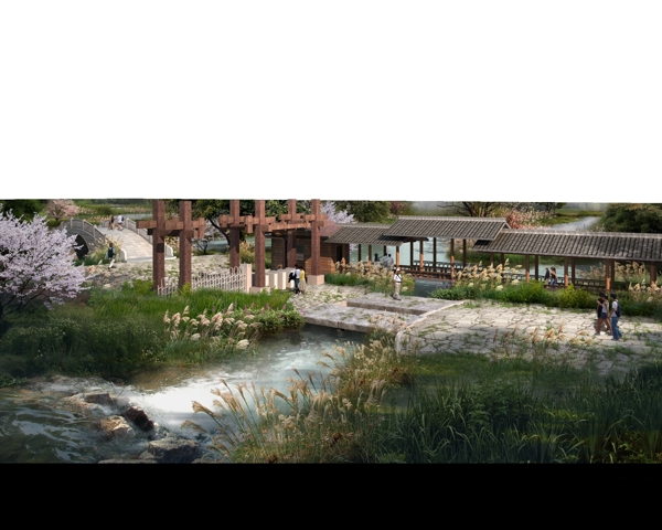 湿地公园效果图
